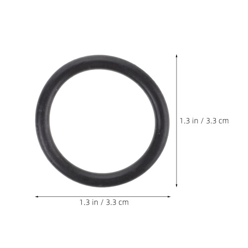 200Pcs Fire Extinguisher Valve Gaskets Black Rubber for Industrial Use 1