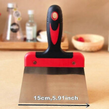 Coating Spatula for Chocolate Scraper Stainless Steel Dough Scraper-XY