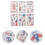 Amerikaanse Independence Day Party Stickers Watertransfer 2