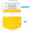 Dough Scraper, Plastic Pastry Cutter - 6 Inch, Yellow 4