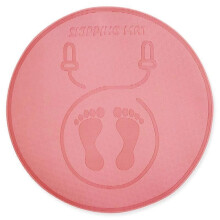 Pink TPE thickening round skipping rope pad silent shock absorber Fitness sports wireless skipping rope yoga mat round square knee pad
