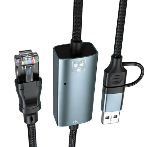 Convertisseur Ethernet USB et Type C fiable pour une connexion