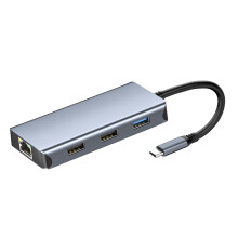 Adaptateur USB C multifonctionnel Hubs HDTV 4K 100WPD Lecteur de