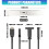 Metall-USB-E-Stecker auf USB-C-Buchse, Panel-Montagekabel, 10 3