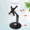 Support de moniteur portable, bras pliable en-Base noire 175mm 7