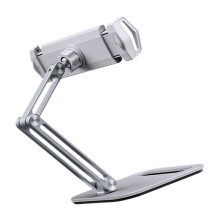 Portable Tablets Arm Stand With AntiSlip Grips And-White