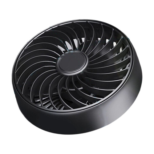 5V USB Powered Car Fan with Phone Holder and Adjustable Level-1
