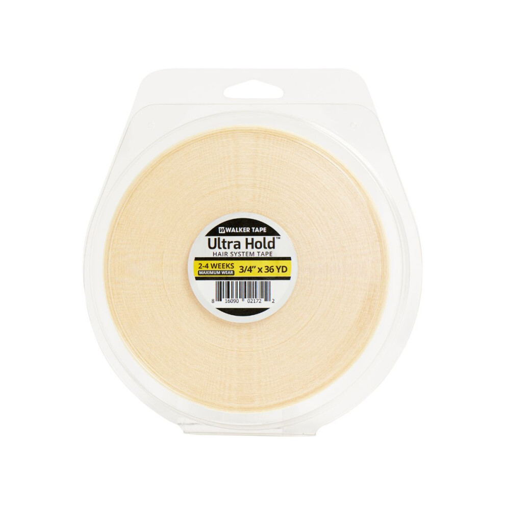 Walker Tape Unisex Clear Ultra Hold Tape Rolls 3/4" 36 Yds