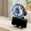5V USB Powered Car Fan with Phone Holder and Adjustable Level-1 3