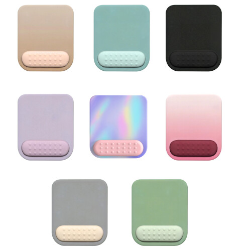 Memorys Foams Wrist Rest Mouse Mats With Smooth Surfaces-Purple 1