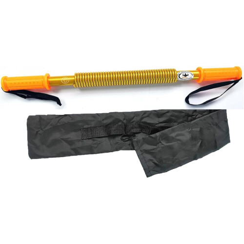 Μπάρα Gold Power Twister 20-110KG βαρέως τύπου για ώμους, στήθους και χέρια, ασκήσεις μ