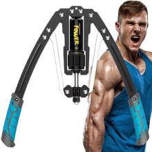 Υδραυλική δύναμη Twister Ρυθμιζόμενο 22-440LBS Γυμναστήριο βραχιόνων, Στήθος,