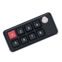 Hot Swappable 8 Key Mechanical Numpad With Customizable-E