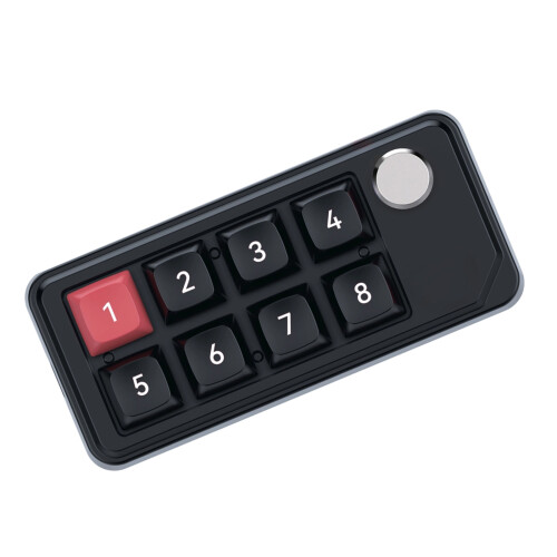 Hot Swappable 8 Key Mechanical Numpad With Customizable-E