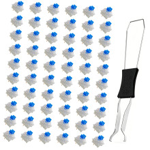 60 stuks kunststof mechanische toetsenbordschakelaars- groente