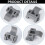 50 stuks kastscharnier restrictor clip plastic beperkingen voor 4