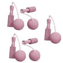 Cordless Skipping Rope Fitness Exercise Children'S Skipping Rope Wireless Weighted Ball Weighted Skipping Rope Pink