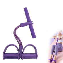 (Purple) 21 Fitness Resistance Bands-4 Tube Pedal Ankle Puller 2025 Upgrade Stretch Bands