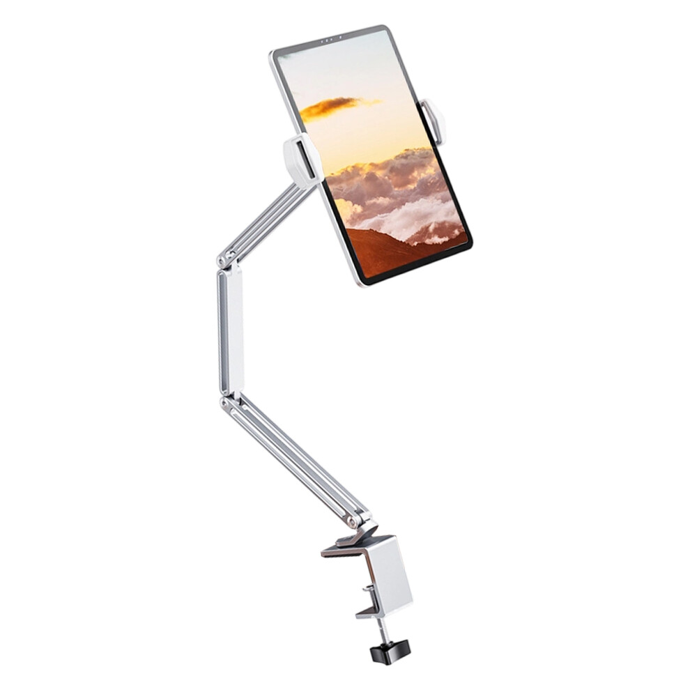 Portable Tablets Stand With 4 Axises Height Adjustment- Silver 7704001186185