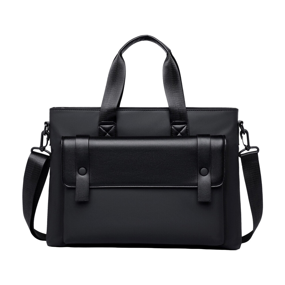 Large Capacity Laptop Shoulder Bag For 14Inch Notebook- Black 7704001185386