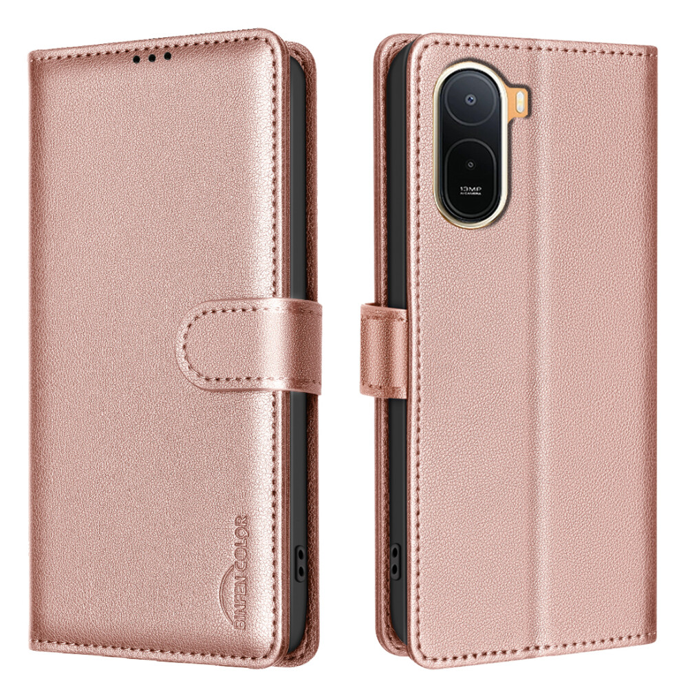 (Rose ) Phone Cover For Xiaomi Redmi A7 Pro 4G (171.56Mm) Bf32 Leather Case Wallet Rfid Blocking Phone Cover Gold 6914292508233