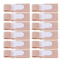 12 Pcs Finger Buddy Bands Finger Brace Splint Buddy Loops for Jammed And Broken Fingers, Size M-mxbc