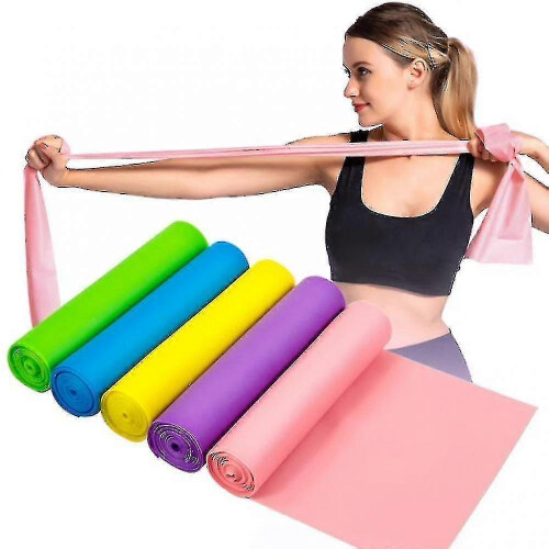 higher Resistance Bands, Professional Non-latex Elastic Exercise Bands(pink) 2