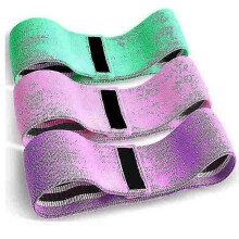 Resistance Hip Bands, Fitness Bands Set, Yoga Belt In 3 Tensile Strengths, Training Band, Yoga Band, Resistance And Support for Leg Training