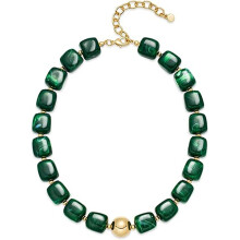 Stijlvolle veelkleurige plastic kralen chokers ketting-Groente