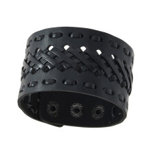 Punk Styles Braided Leather Bracelet Adjustable Wristband For