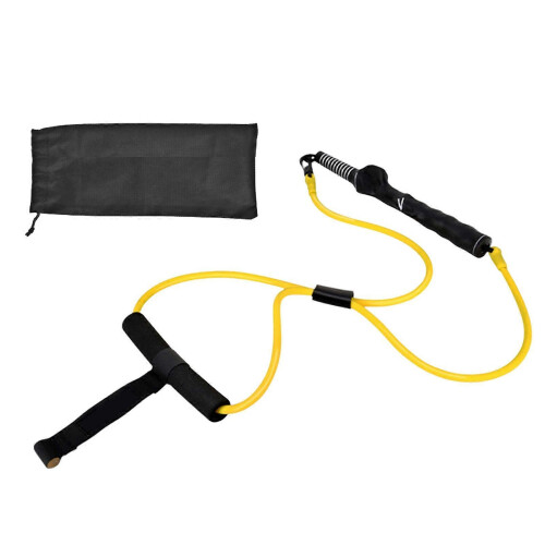 Portable Golf Swing Training Rope Adjustable Golf Resistance Band Exercises Rope Elastic Pull Rope Trainer Easy to Use