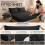 Imperial Rooms (2X Double, Black) 40cm Deep Stripe Fitted Sheet with Free Pillowcases | Extra Deep Stretchable Hotel Quality Fitted Bed Sheets in 2 Pack 2