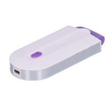 Haarentferner – USB-aufladbar, Blaulicht-Induktion, beweglicher Scherkopf, Weiß