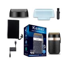 (Farbe: 2024, inklusive Verpackung) Kemei Akku-Rasierer für Herren + Gratisgeschenk