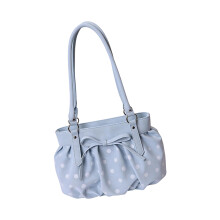 Leather Purse Toted Bag for Women Slouchy Hobos Bag Winter-Blue