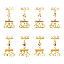 8 stuks mode-sieraden bevindingen-Goud 3 aandelen