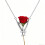 Romance Necklace With Removable Flower Holder For-Silver 1 7