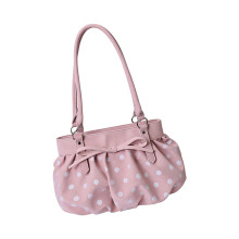 Faux Leather Toted Bag Women's Hobos Handbags Retro-Pink