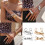 Ensemble de bagues et bracelets en forme de nœud papillon,-Or 3