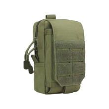 Sac banane pratique avec poche zippée sécurisée et-Vert armée