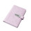 PU Leather Deposit Folder Anti Theft Password Lock-Purple 1