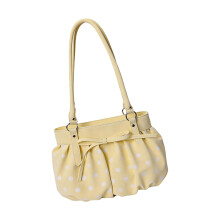 Women's Faux Leather Shoulder Bag Fashion Slouchy Hobos-Yellow