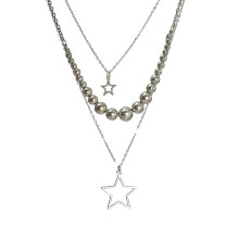 Elegante ketting met sterhanger en fonkelende strasssteentjes-88