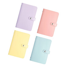 4Pcs Slim A6 Billfold Wallet With Card Slots And-Light color 1