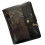 Leather Waterproof Foldable Binders Notebook with-Black 1