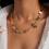 Collier de perles élégant de forme irrégulière, accessoire de 2