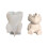 Figurine Molds Elephant Shape Decorating Ornament Moulds 1