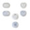 Creative Heart Shape Silicone Mold Set Small Accessories Mold-A 4