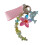 Elegant Dolphin Shaped Keychain With Delicate Lace And-Pink 1