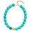 Collier ras de cou élégant en perles de plastique-SARCELLE1 1